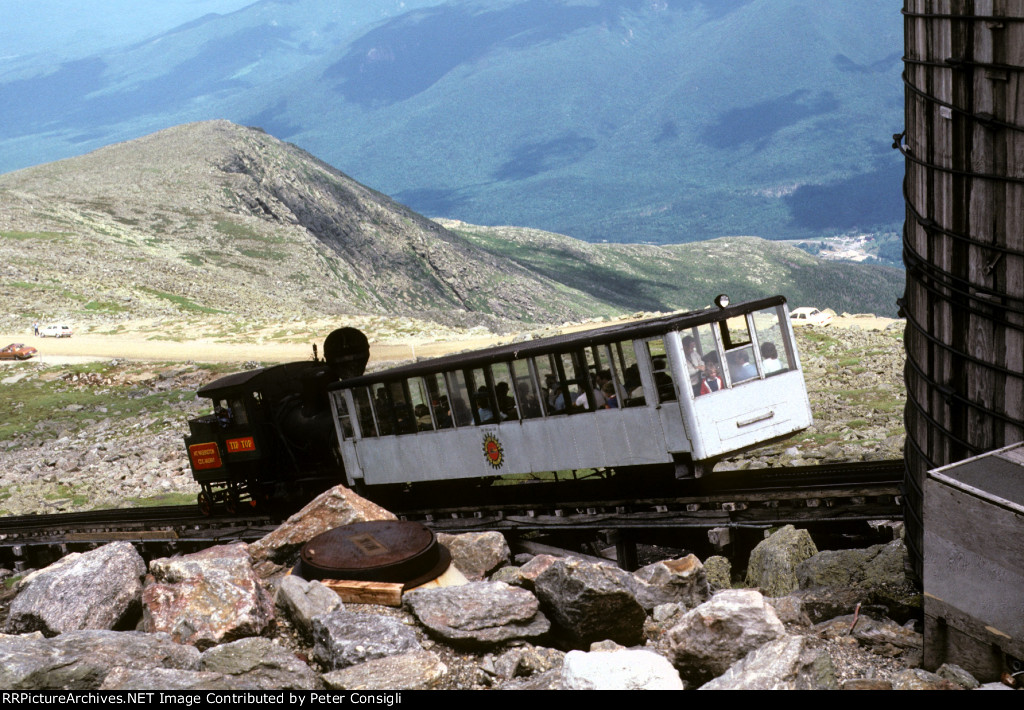 Mt. Washington Cog Railway - MWCR 8 TIP TOP